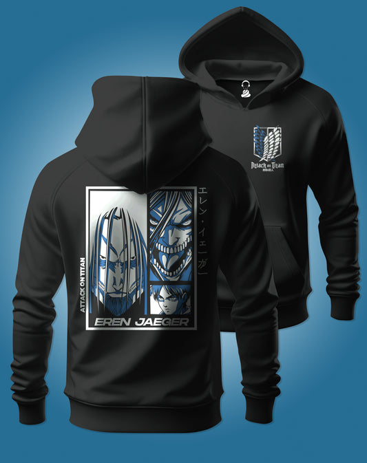 Eren Jaeger AOT Pull Over Hoodie