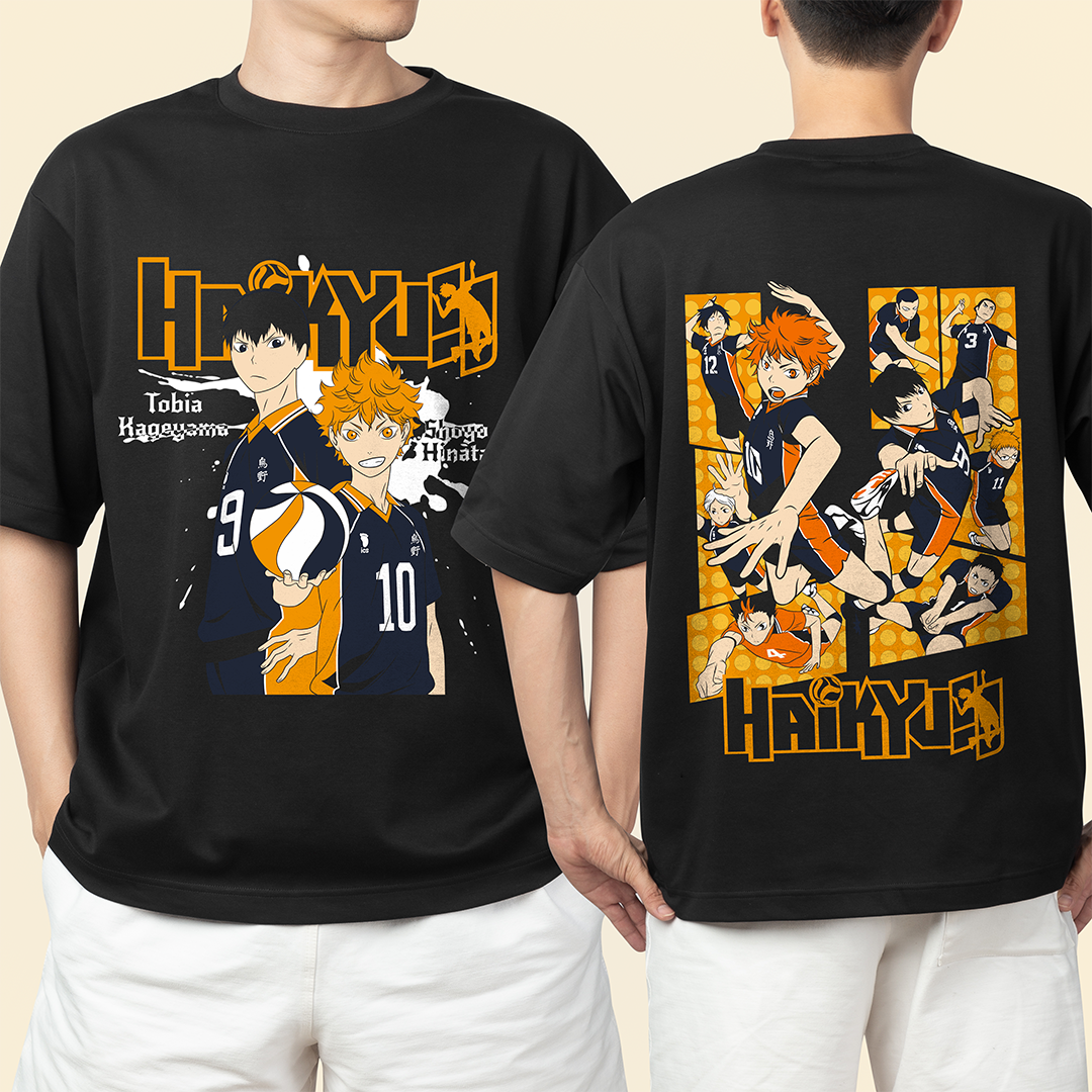 Haikyuu Anime Oversized T-Shirt – Dudemonk