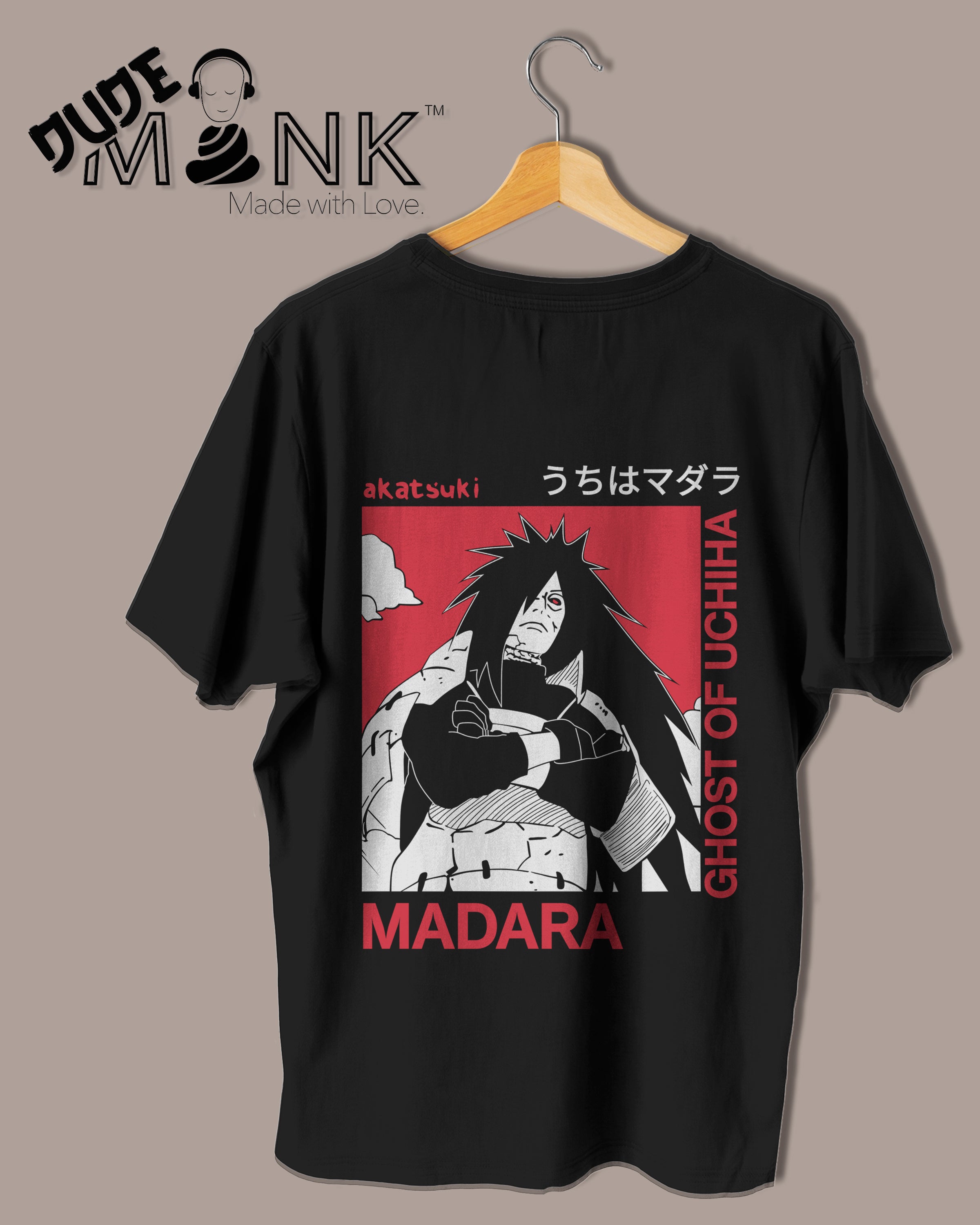 Madara Uchiha Naruto Anime Oversized T-Shirt