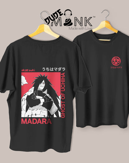 Madara Uchiha Naruto Anime Oversized T-Shirt