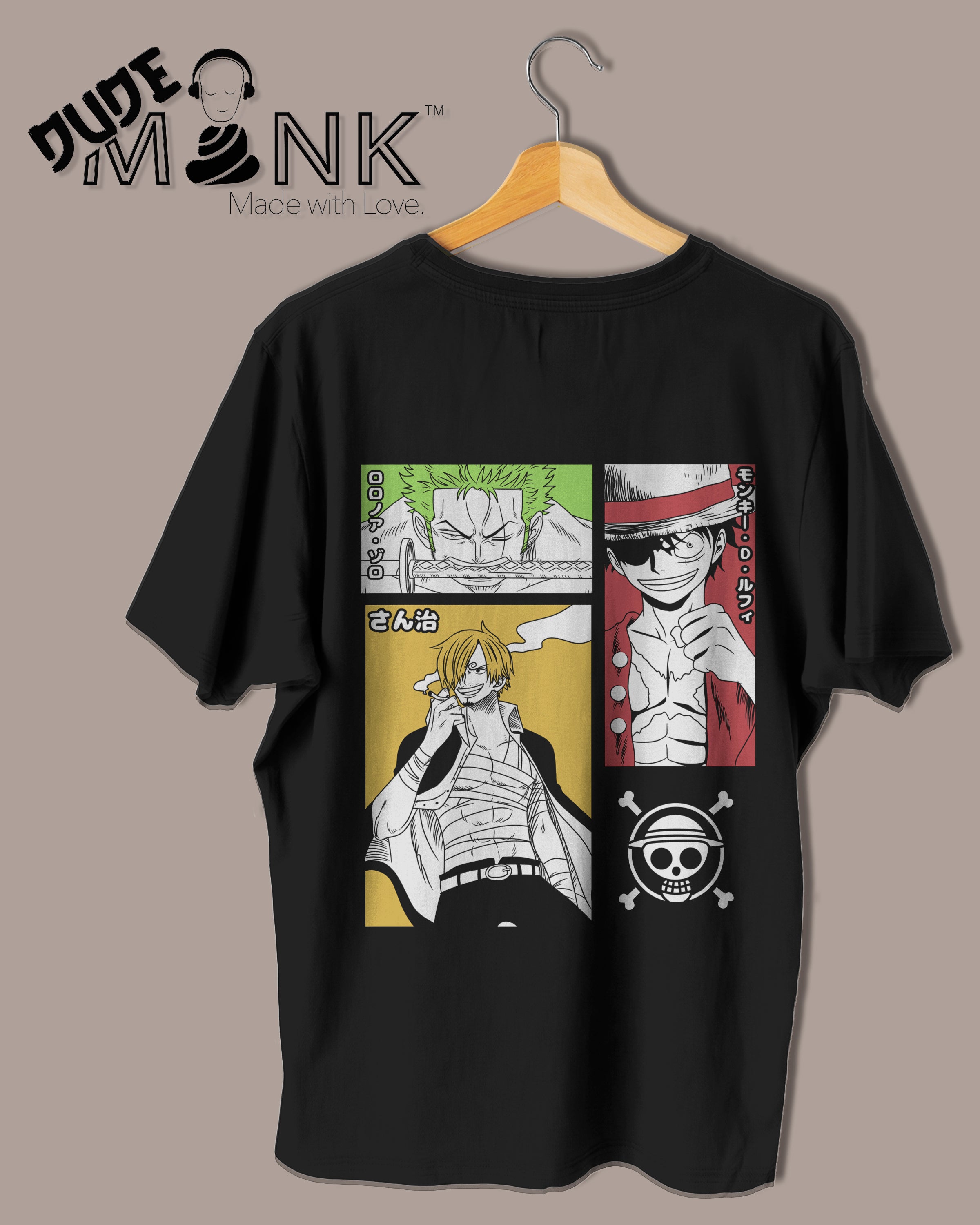 One Piece Oversized T-Shirt – Dudemonk