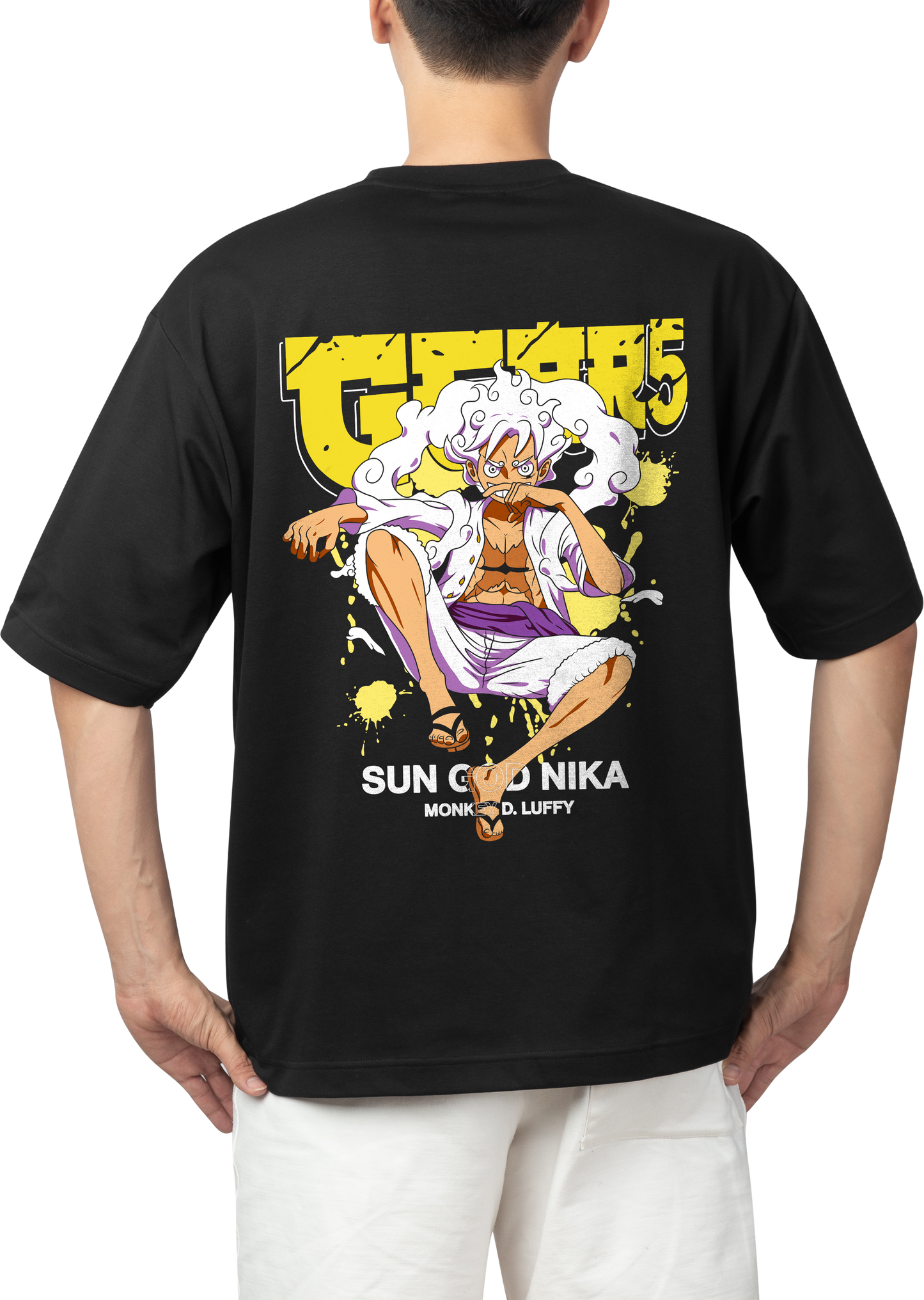 Sun God Nika Luffy One Piece  Oversized T-Shirt