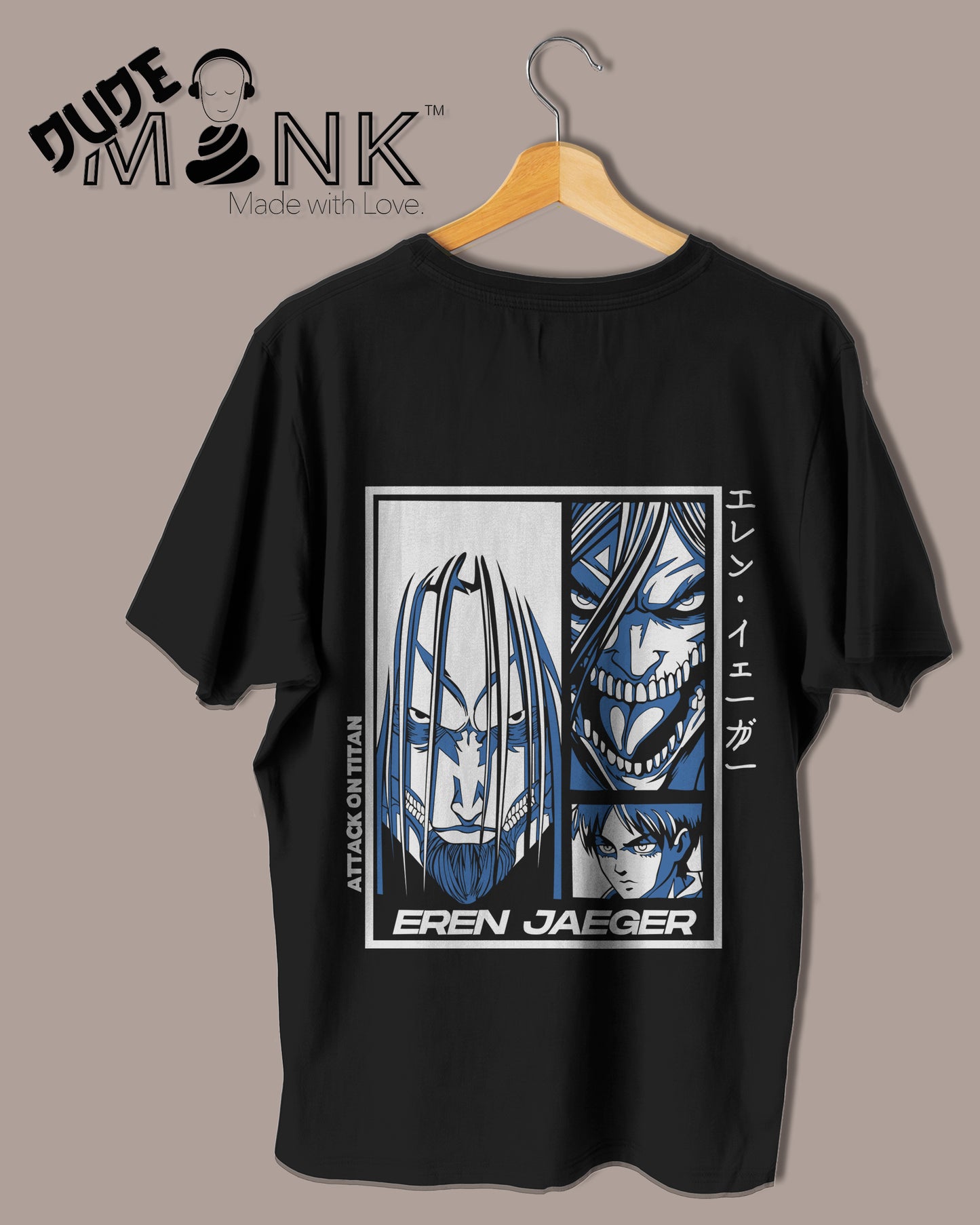 Eren Jaeger Attack of Titans Oversized T-Shirt