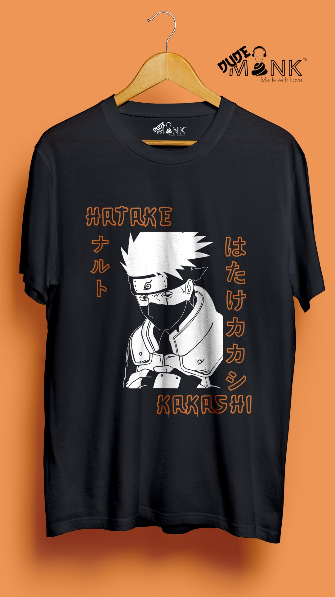 Kakashi Hatake Round Neck Half T-Shirt