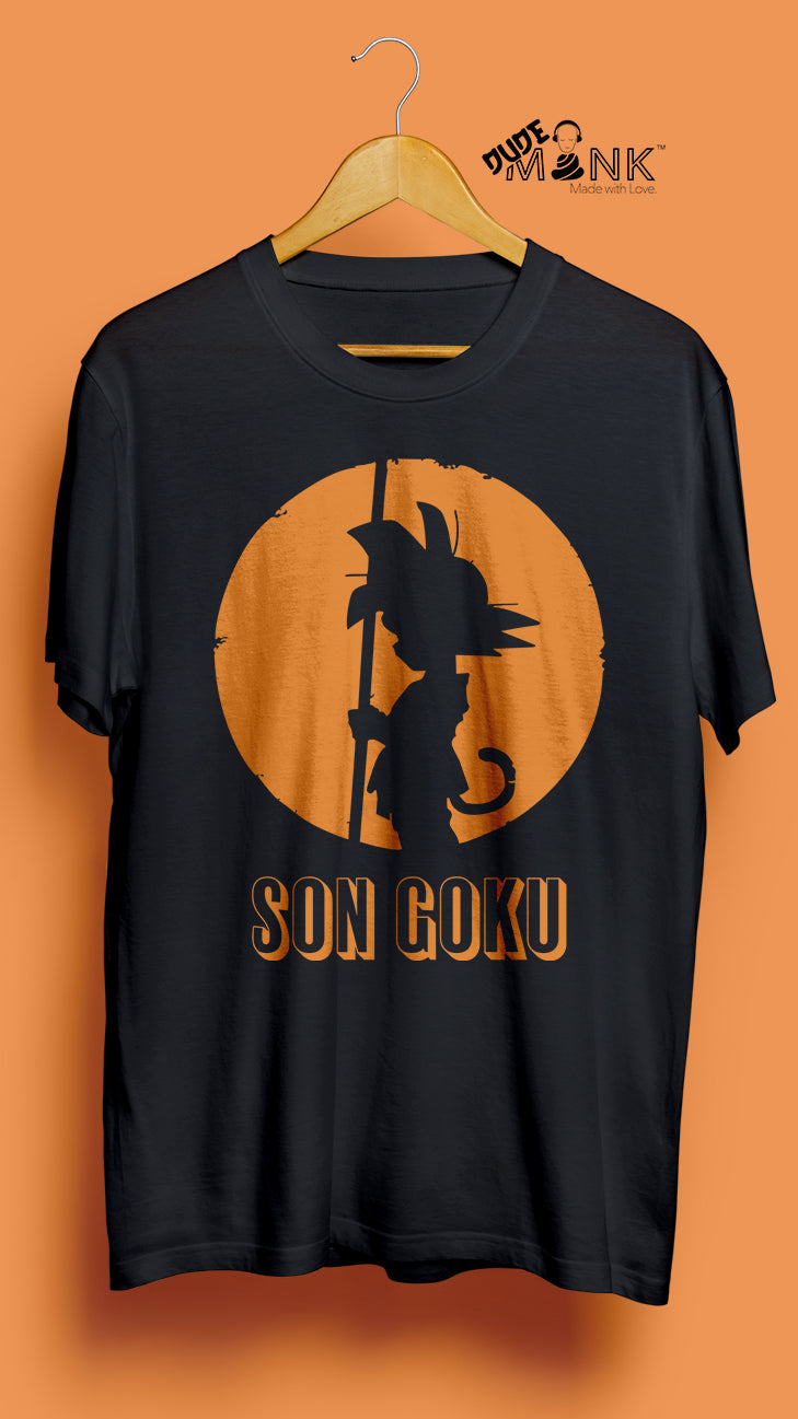 Son Goku Round Neck Half T-Shirt